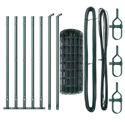 Welded Wire Fence with Concrete Base 10 x 0.4 m (W x H)