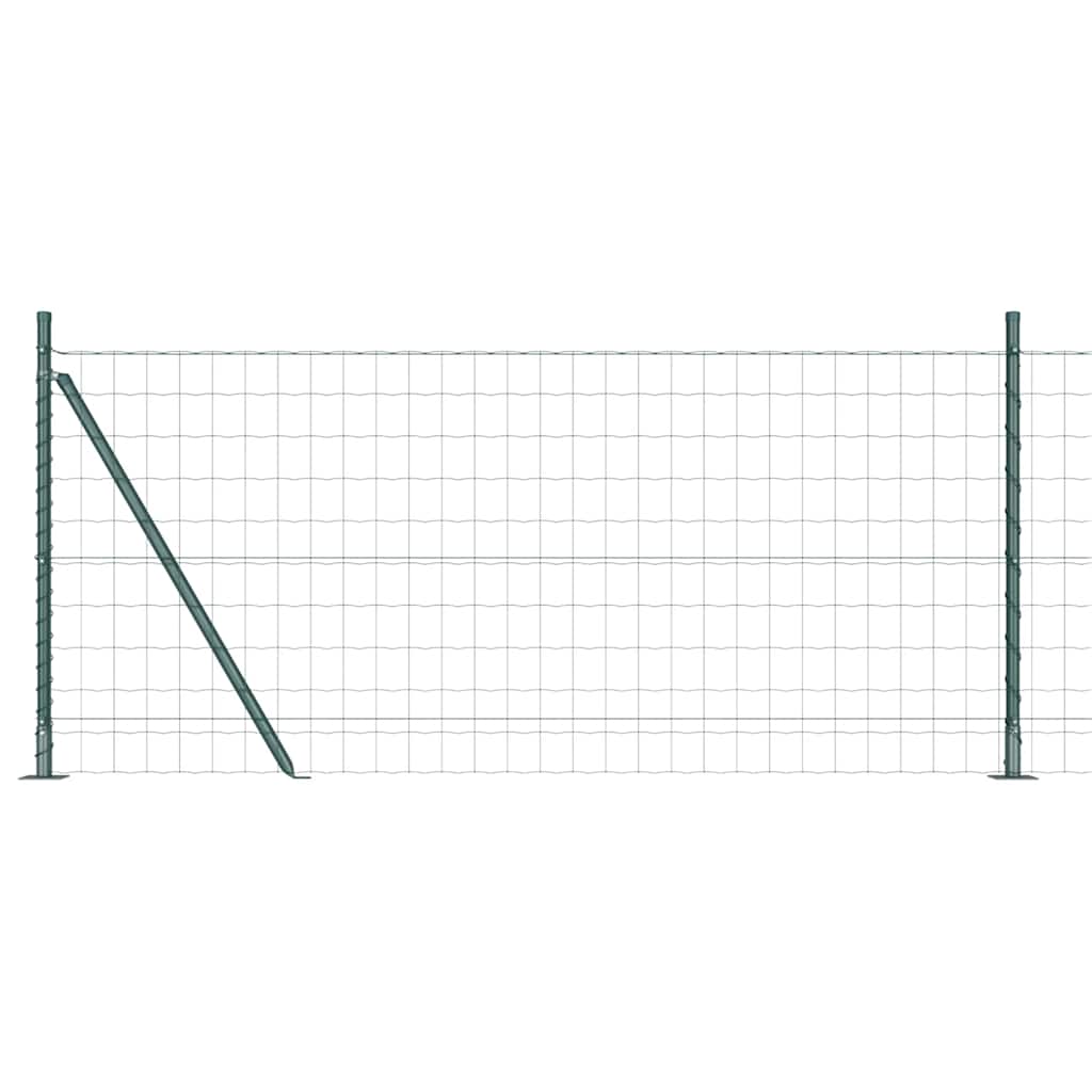Welded Wire Fence with Concrete Base 10 x 1 m (W x H)