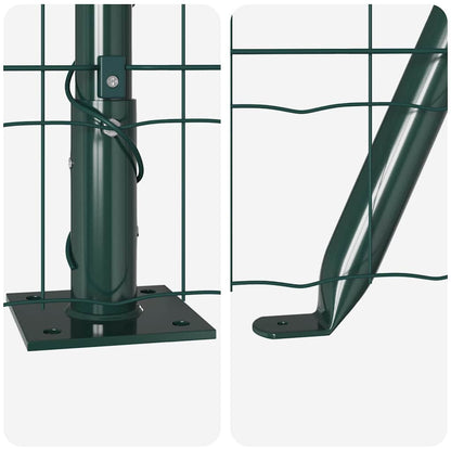 Welded Wire Fence with Concrete Base 10 x 1.2 m (W x H)
