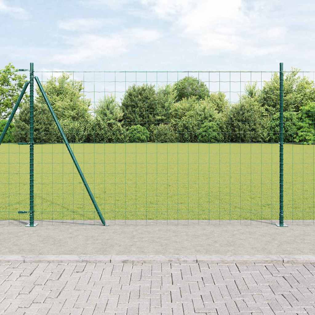 Welded Wire Fence with Concrete Base 10 x 1.4 m (W x H)