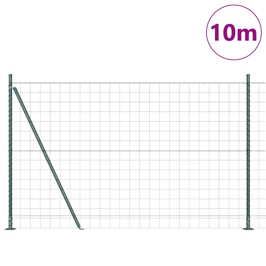 Welded Wire Fence with Concrete Base 10 x 1.4 m (W x H)