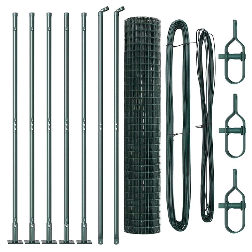 Welded Wire Fence with Concrete Base 10 x 1.6 m (W x H)