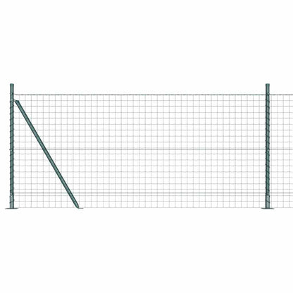 Welded Wire Fence with Concrete Base 25 x 1 m (W x H)