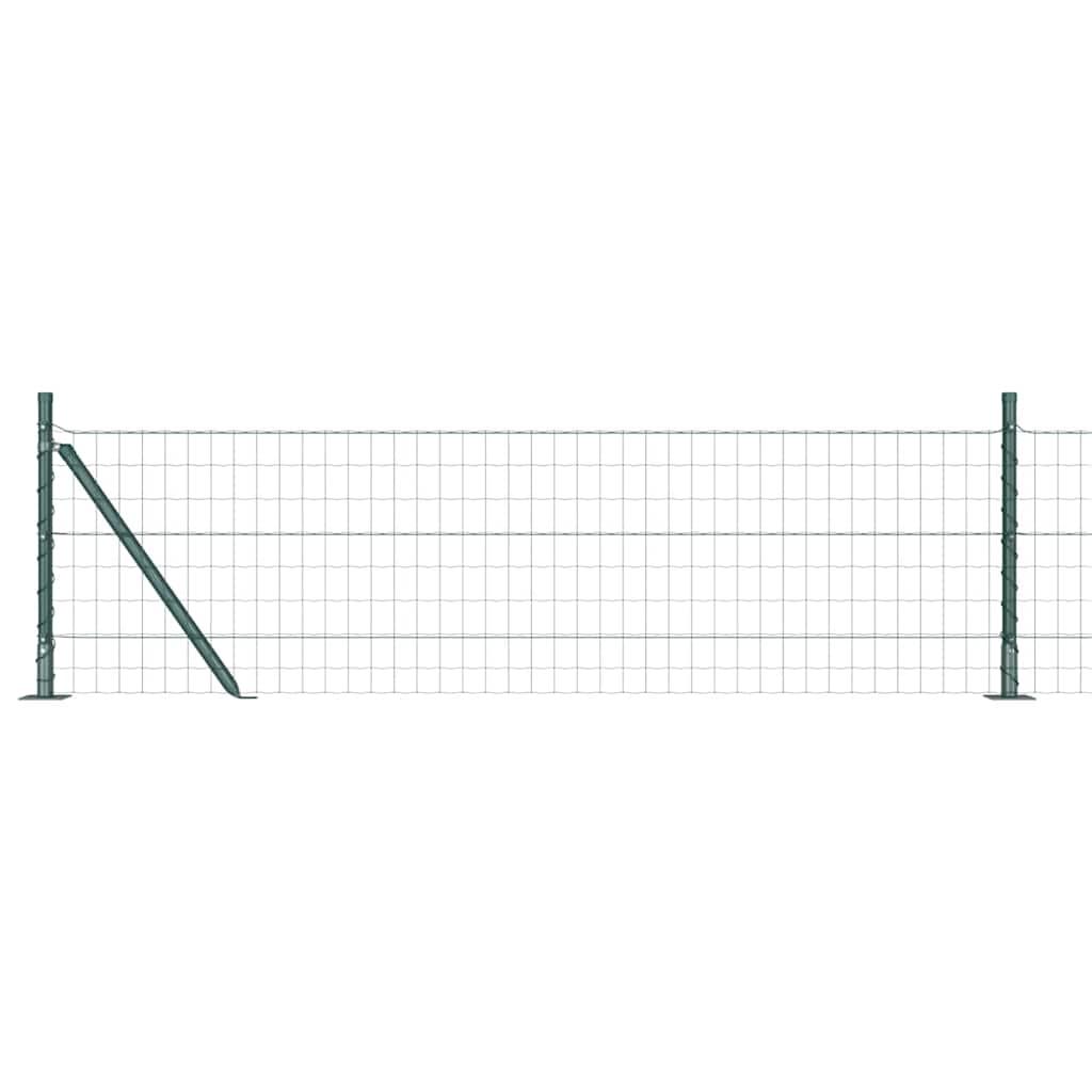 Welded Wire Fence with Concrete Base 25 x 0.6 m (W x H)