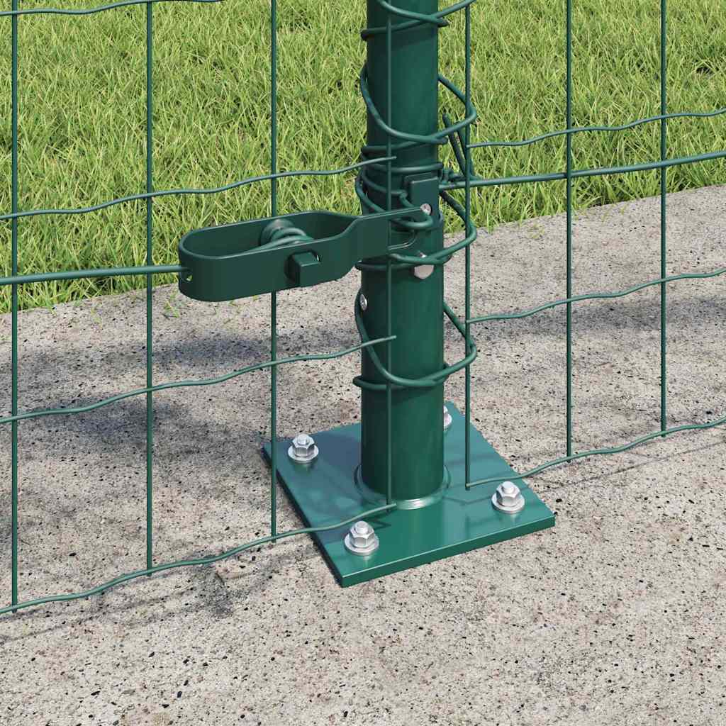 Welded Wire Fence with Concrete Base 25 x 1 m (W x H)