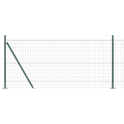 Welded Wire Fence with Concrete Base 25 x 1 m (W x H)