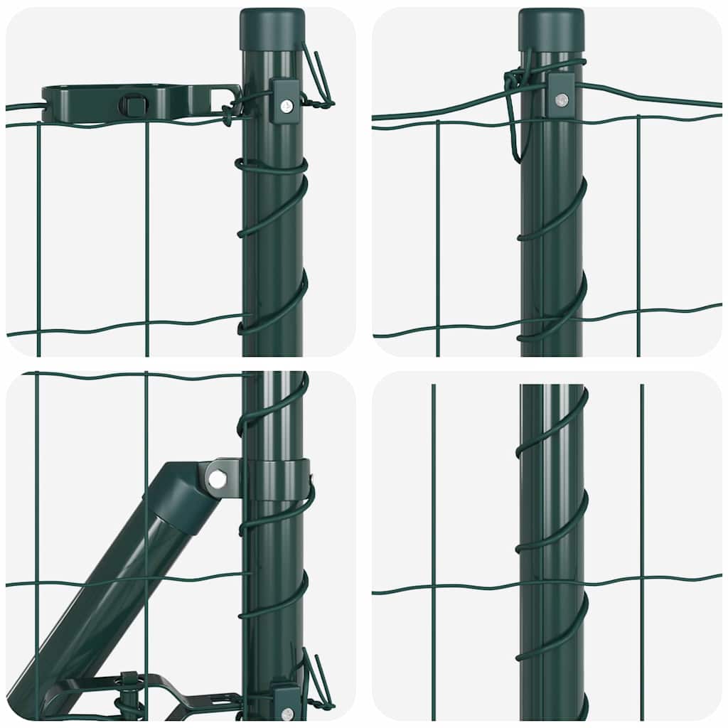 Welded Wire Fence with Concrete Base 25 x 0.6 m (W x H)
