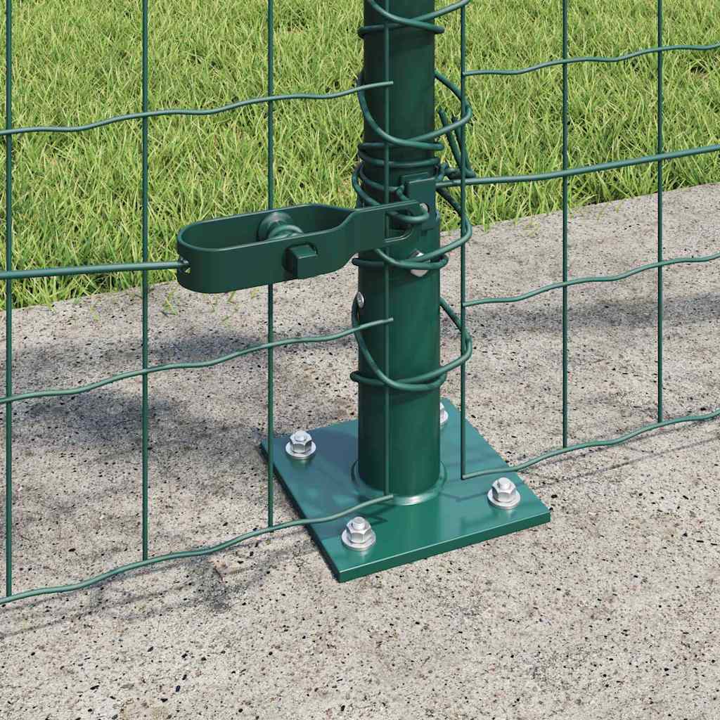 Welded Wire Fence with Concrete Base 25 x 0.8 m (W x H)
