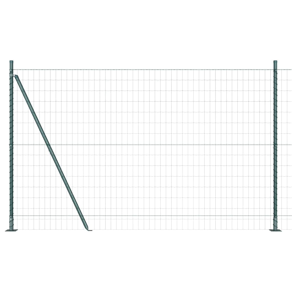 Welded Wire Fence with Concrete Base 25 x 1.2 m (W x H)