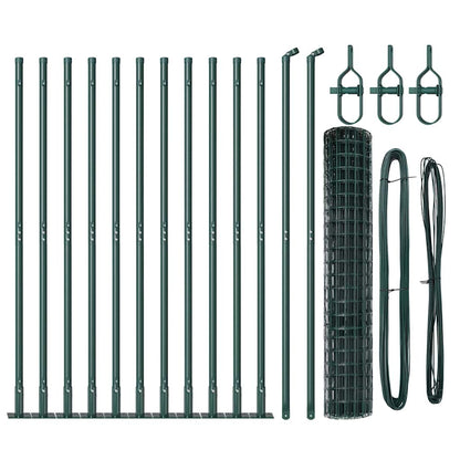 Welded Wire Fence with Concrete Base 25 x 1.2 m (W x H)