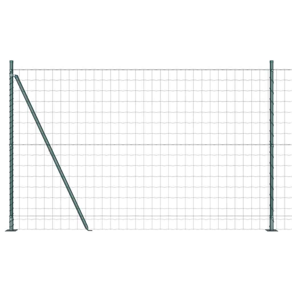 Welded Wire Fence with Concrete Base 25 x 1.2 m (W x H)