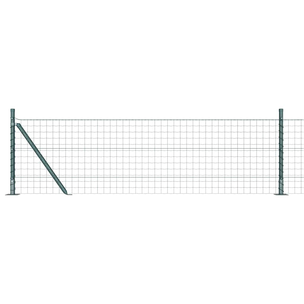 Welded Wire Fence with Concrete Base 50 x 0.4 m (W x H)