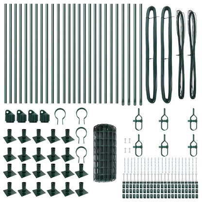 Welded Wire Fence with Concrete Base 50 x 0.4 m (W x H)