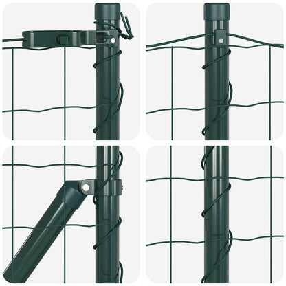 Welded Wire Fence with Concrete Base 50 x 0.4 m (W x H)