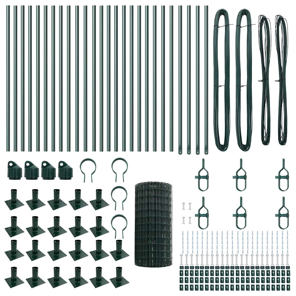 Welded Wire Fence with Concrete Base 50 x 0.4 m (W x H)