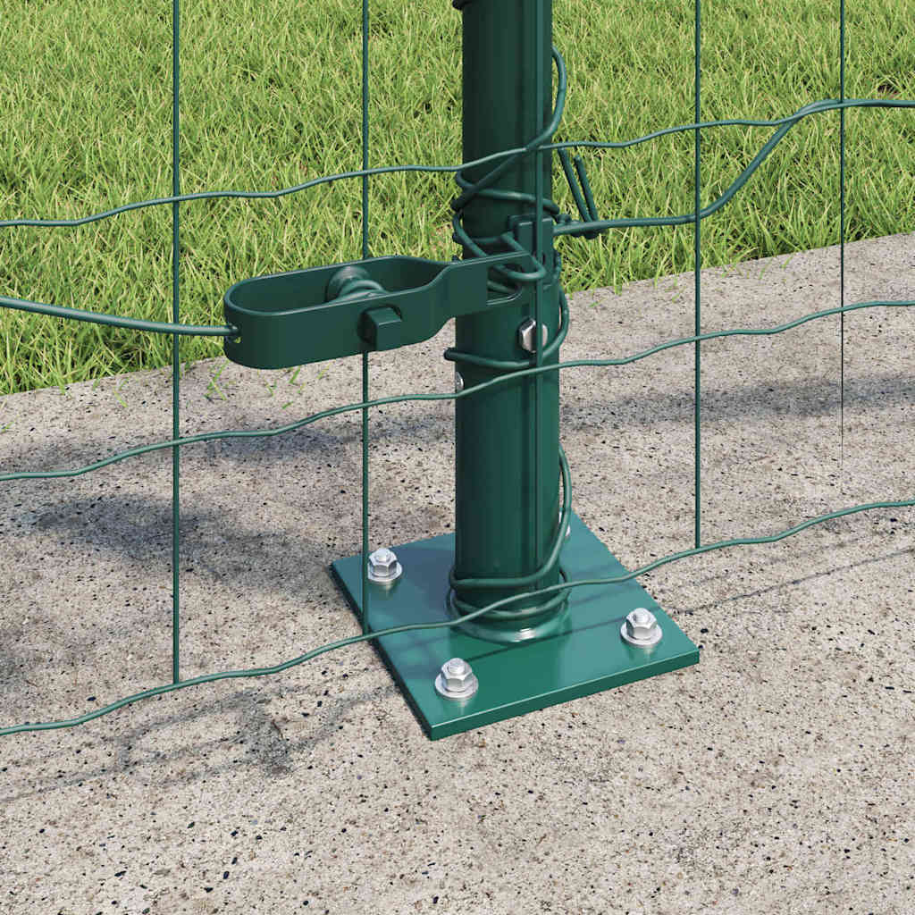 Welded Wire Fence with Concrete Base 10 x 0.8 m (W x H)