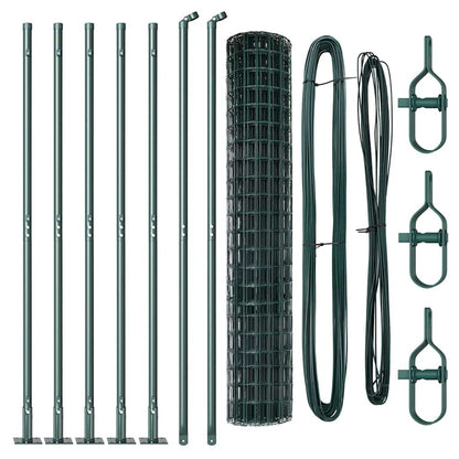 Welded Wire Fence with Concrete Base 10 x 1.4 m (W x H)