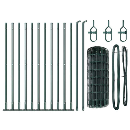 Welded Wire Fence with Concrete Base 25 x 0.6 m (W x H)