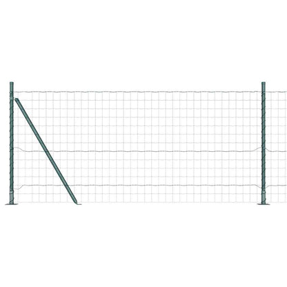 Welded Wire Fence with Concrete Base 25 x 0.8 m (W x H)