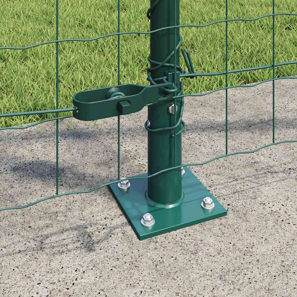 Welded Wire Fence with Concrete Base 25 x 1.2 m (W x H)