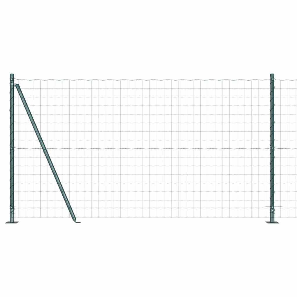 Welded Wire Fence with Concrete Base 25 x 1.2 m (W x H)