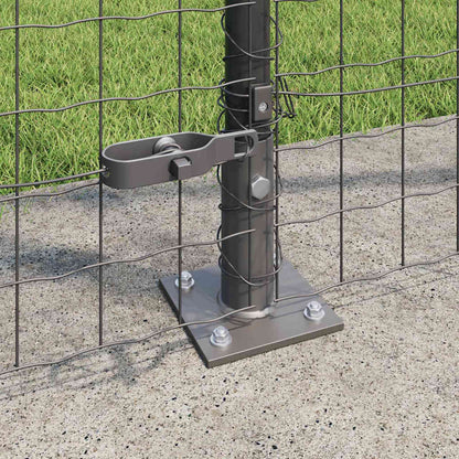 Welded Wire Fence with Concrete Base 10 x 1.6 m (W x H)