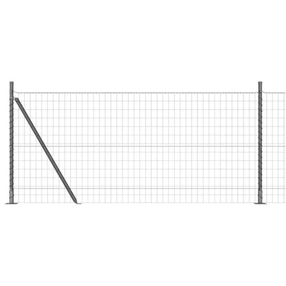 Welded Wire Fence with Concrete Base 10 x 1 m (W x H)