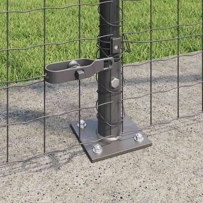 Welded Wire Fence with Concrete Base 10 x 1.6 m (W x H)