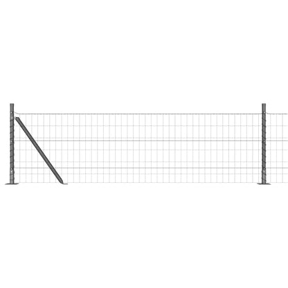 Welded Wire Fence with Concrete Base 10 x 0.4 m (W x H)