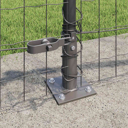 Welded Wire Fence with Concrete Base 10 x 0.6 m (W x H)