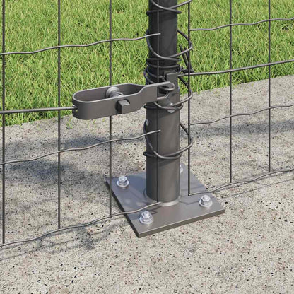 Welded Wire Fence with Concrete Base 10 x 1 m (W x H)