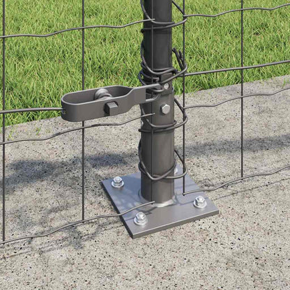 Welded Wire Fence with Concrete Base 10 x 0.6 m (W x H)