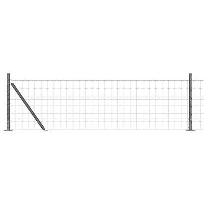 Welded Wire Fence with Concrete Base 10 x 0.6 m (W x H)