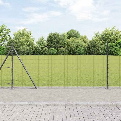 Welded Wire Fence with Concrete Base 10 x 1 m (W x H)