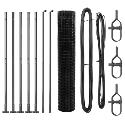 Welded Wire Fence with Concrete Base 10 x 1.4 m (W x H)