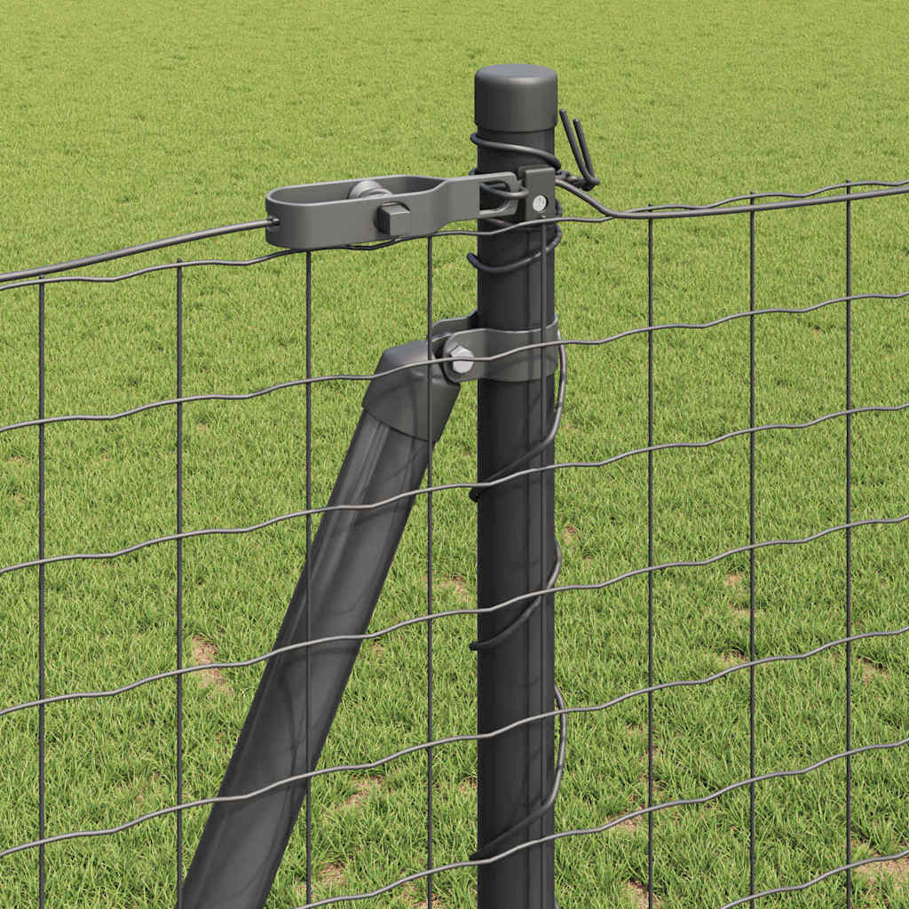 Welded Wire Fence with Concrete Base 25 x 1.2 m (W x H)