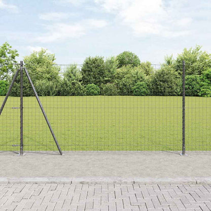 Welded Wire Fence with Concrete Base 25 x 1.2 m (W x H)