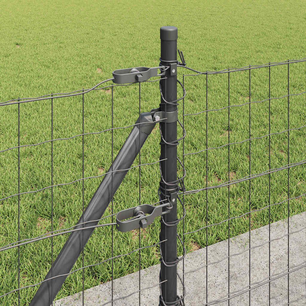Welded Wire Fence with Concrete Base 25 x 0.4 m (W x H)