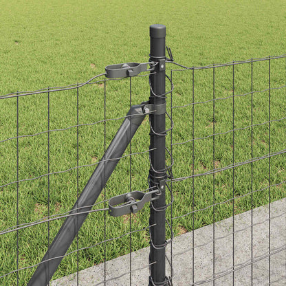 Welded Wire Fence with Concrete Base 25 x 0.4 m (W x H)