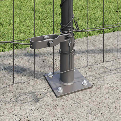Welded Wire Fence with Concrete Base 25 x 1.2 m (W x H)