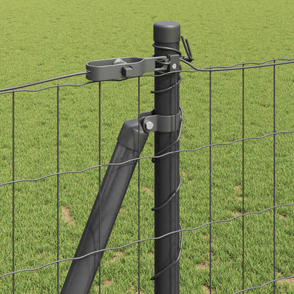 Welded Wire Fence with Concrete Base 25 x 1.2 m (W x H)