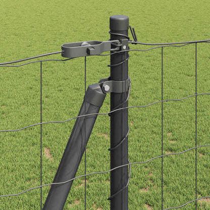 Welded Wire Fence with Concrete Base 25 x 1.2 m (W x H)
