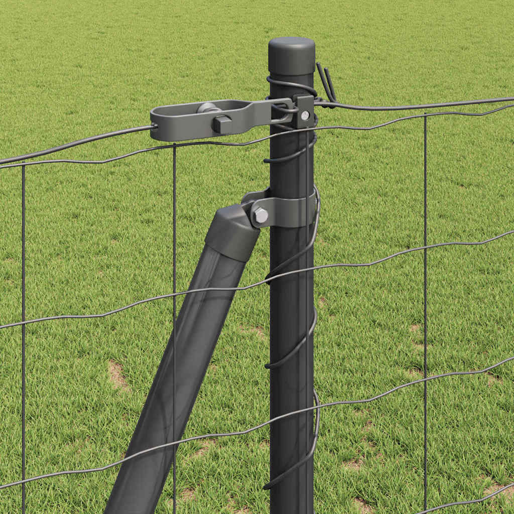 Welded Wire Fence with Concrete Base 25 x 1.2 m (W x H)
