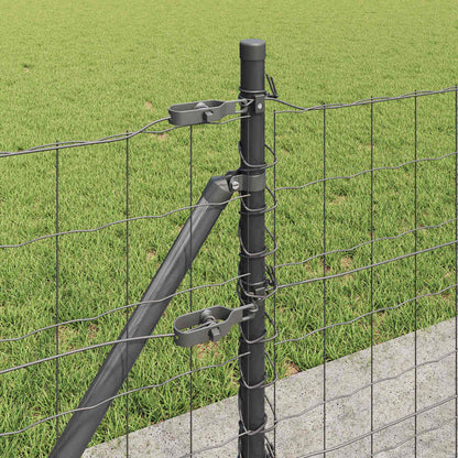 Welded Wire Fence with Concrete Base 50 x 0.4 m (W x H)