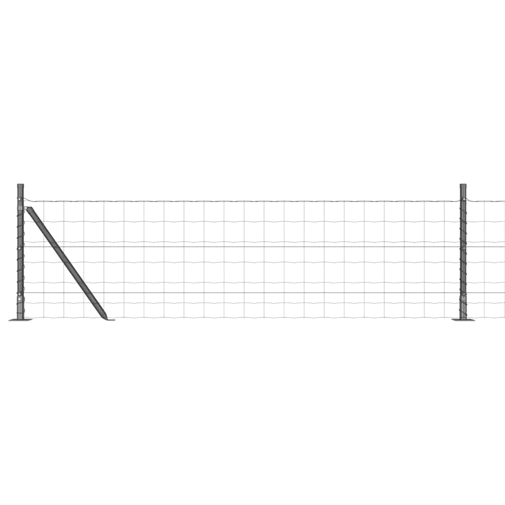 Welded Wire Fence with Concrete Base 50 x 0.4 m (W x H)