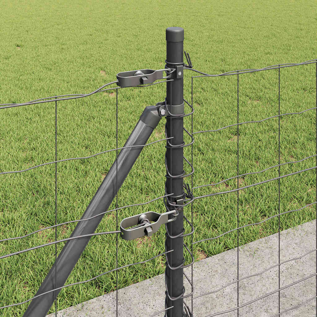 Welded Wire Fence with Concrete Base 50 x 0.6 m (W x H)