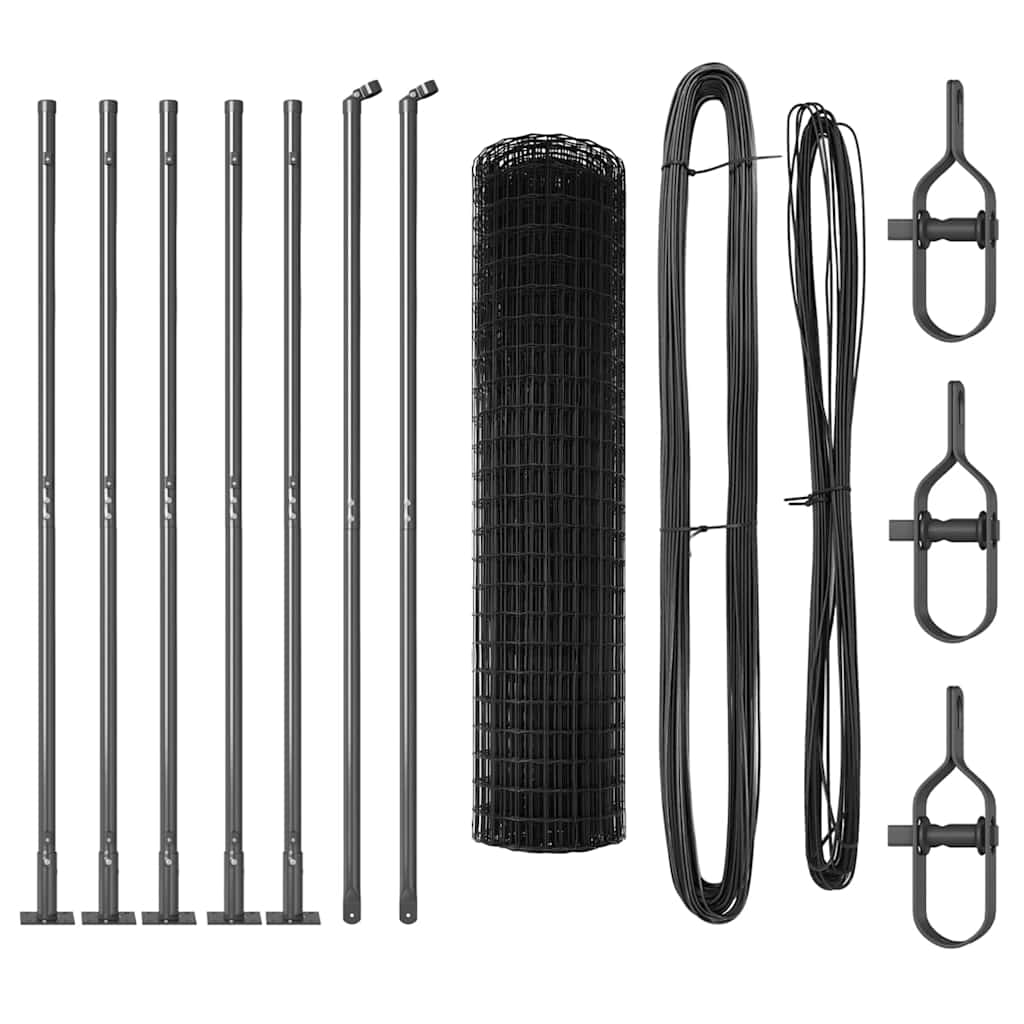 Welded Wire Fence with Concrete Base 10 x 1.2 m (W x H)