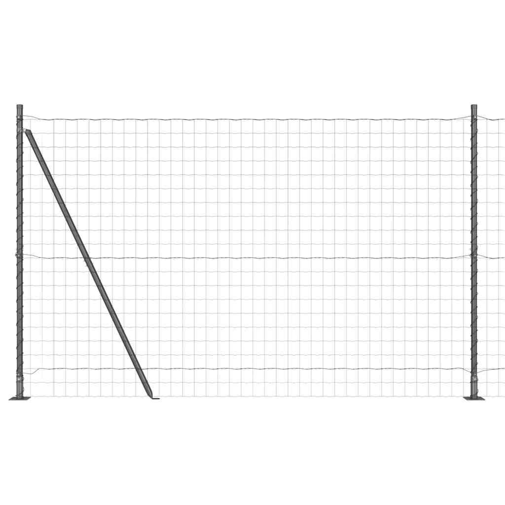 Welded Wire Fence with Concrete Base 10 x 1.4 m (W x H)