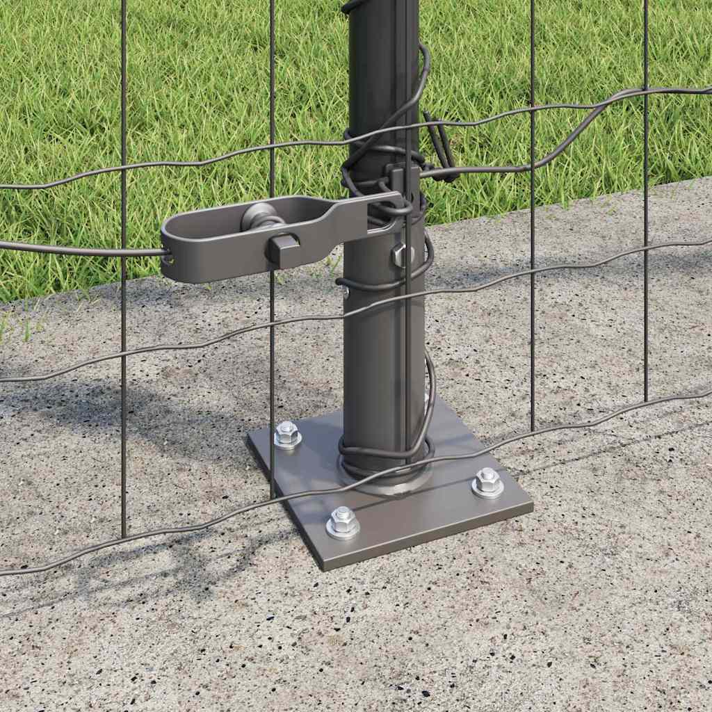 Welded Wire Fence with Concrete Base 10 x 1.6 m (W x H)