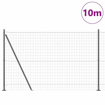 Welded Wire Fence with Concrete Base 10 x 1.6 m (W x H)